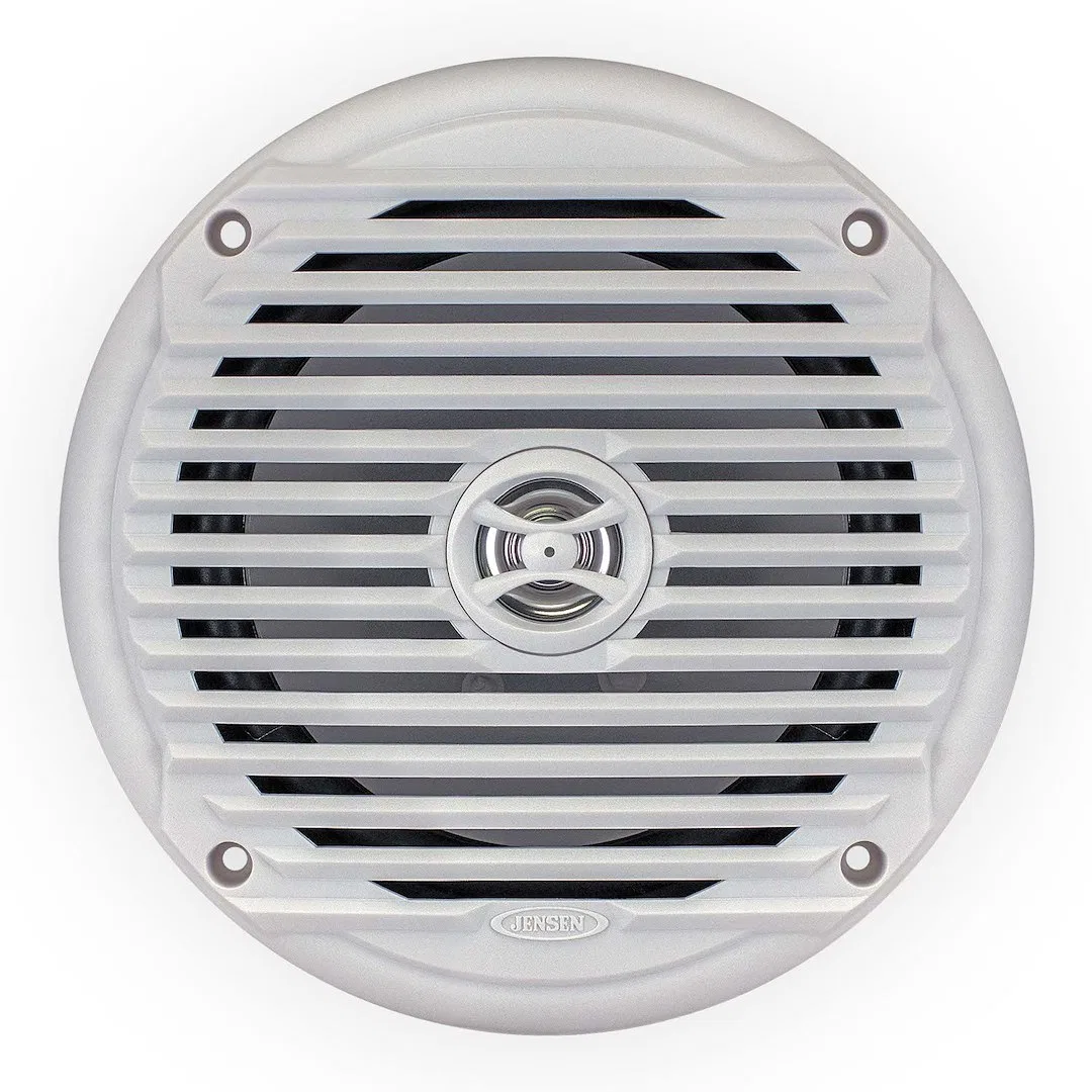 MS6007WR – ASA Speaker, 6-1/2 Inch Round Coaxial Cone Marine Speaker 60 Watts 4 Ohm 75 Hz Through 20 KHz Frequency Re...